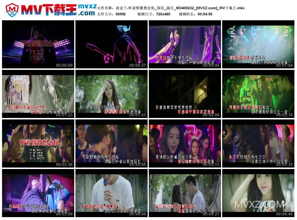 赵金兰-听着情歌想念你_国语_流行_MD405232